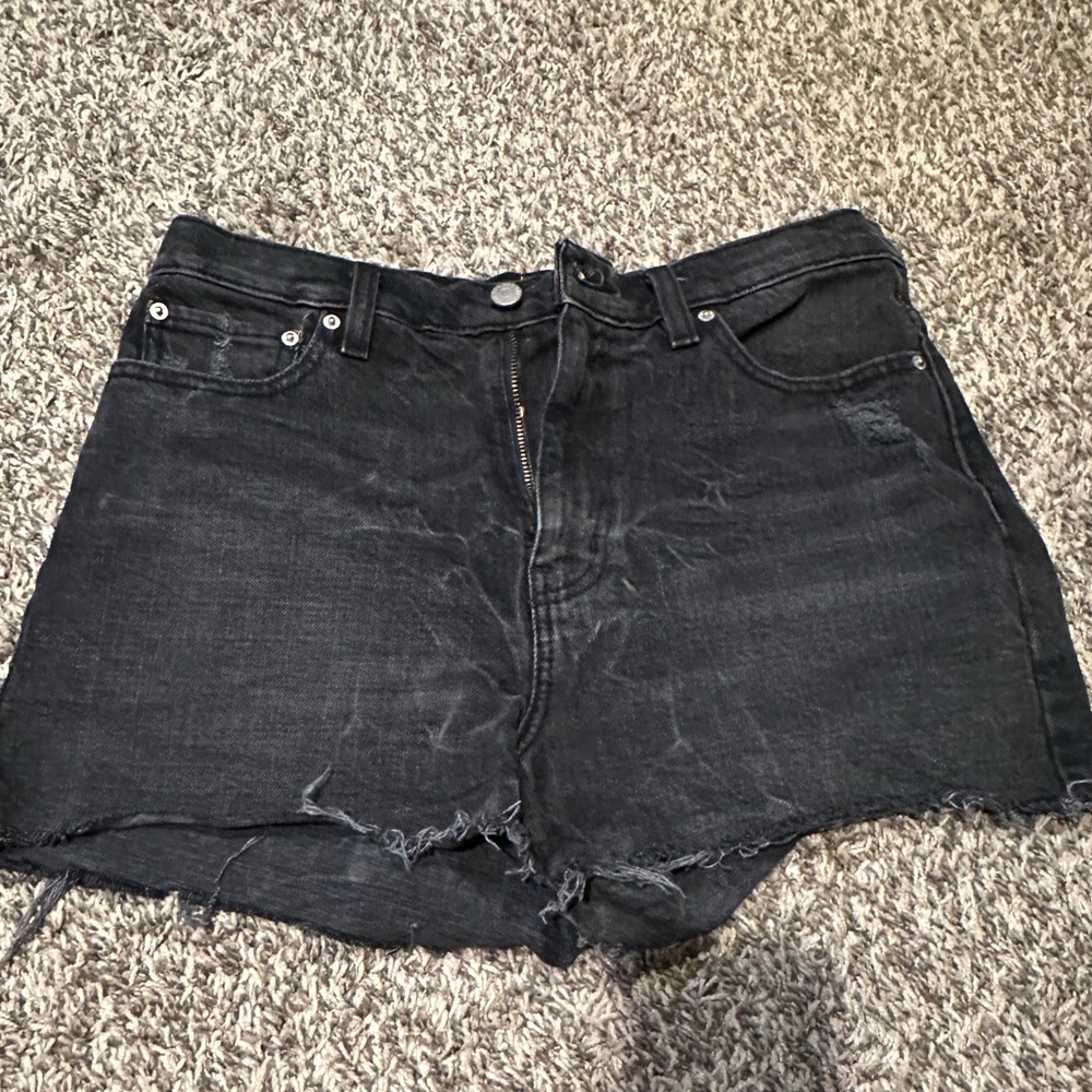 Urban Outfitters Black denim shorts